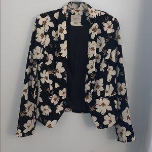 Loft floral printed blazer